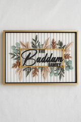 Acrylic Wall Name Plate with Stainless Steel Studs House & Office Name Board