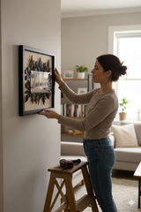 Acrylic Family Name Plate with 3D Letters & Metal Frame Custom Wall Name Board