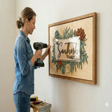 CREATIVE wooden name signage