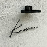 Aluminium Name Signage