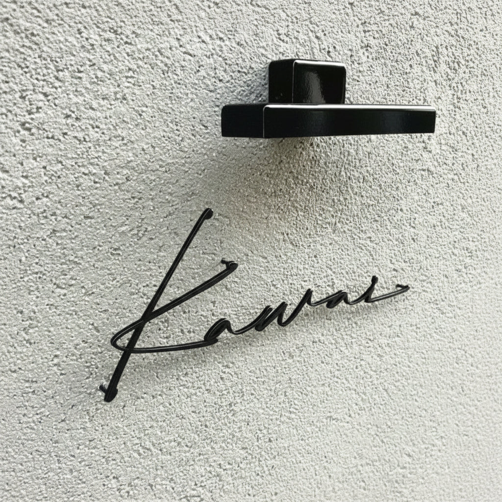 Aluminium Name Signage