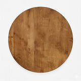 Custom Round Solid Wood Sign with Family Name - Handcrafted Wooden Wall Decor for Home EntryWay or Living Room