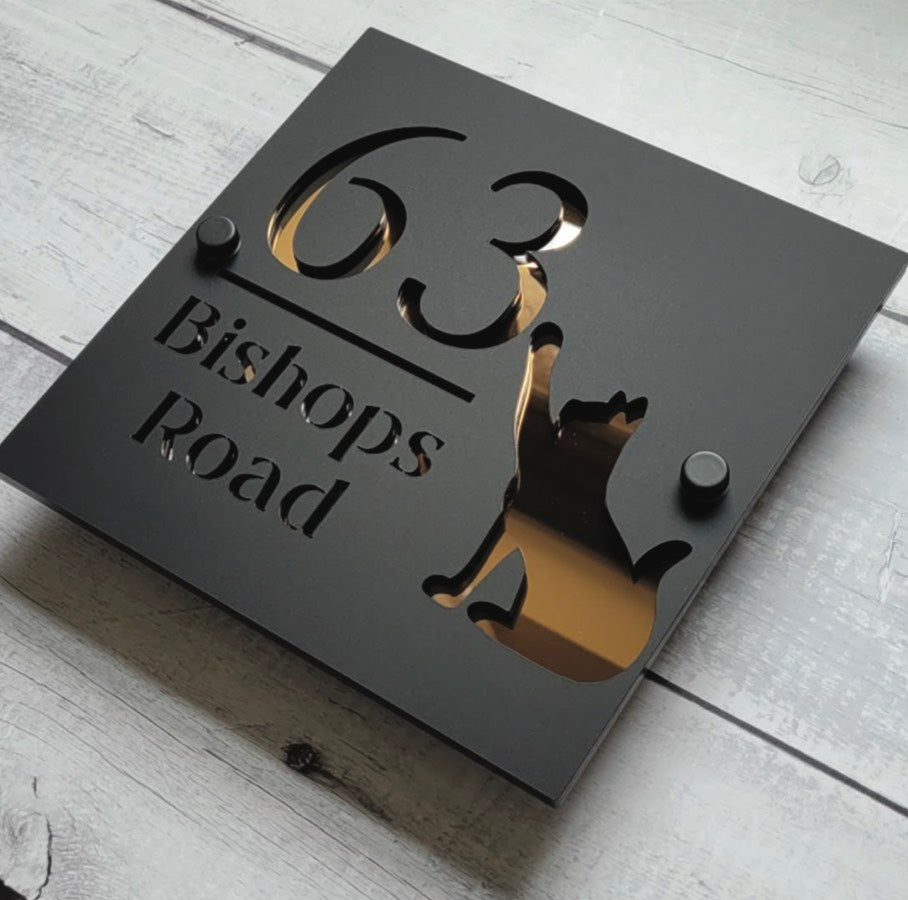 Acrylic name plate signage