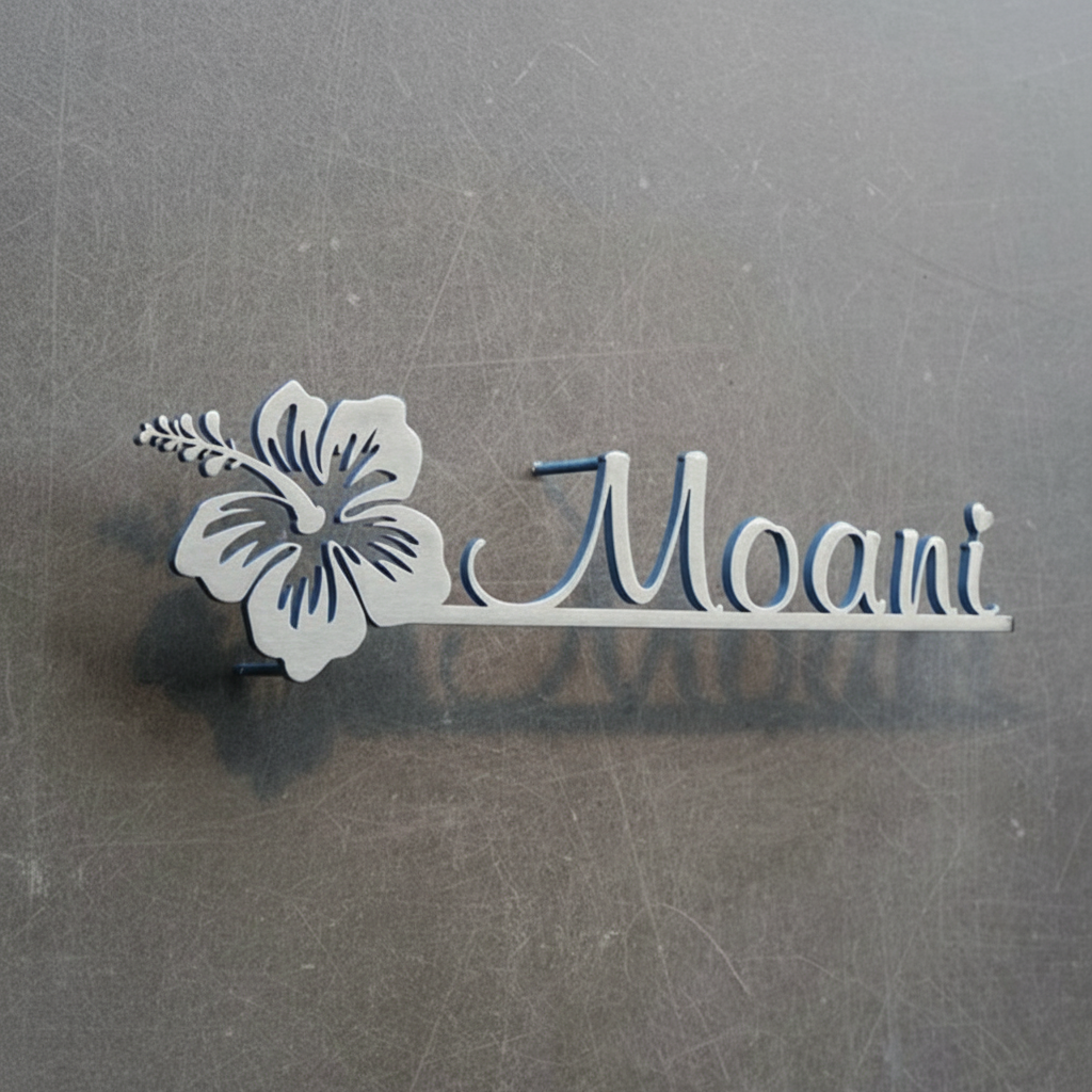 Aluminium Name Signage