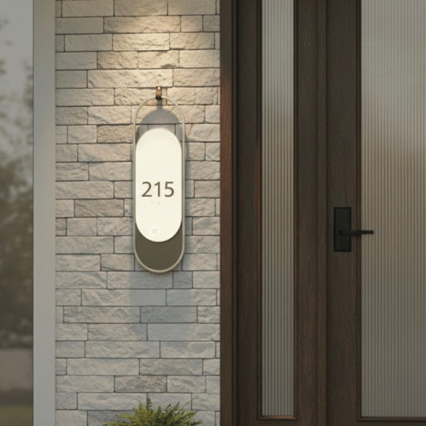 House entrance signage